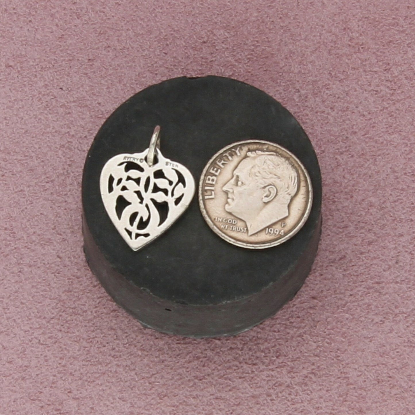 james avery sterling silver retired treble clef music note heart charm pendant