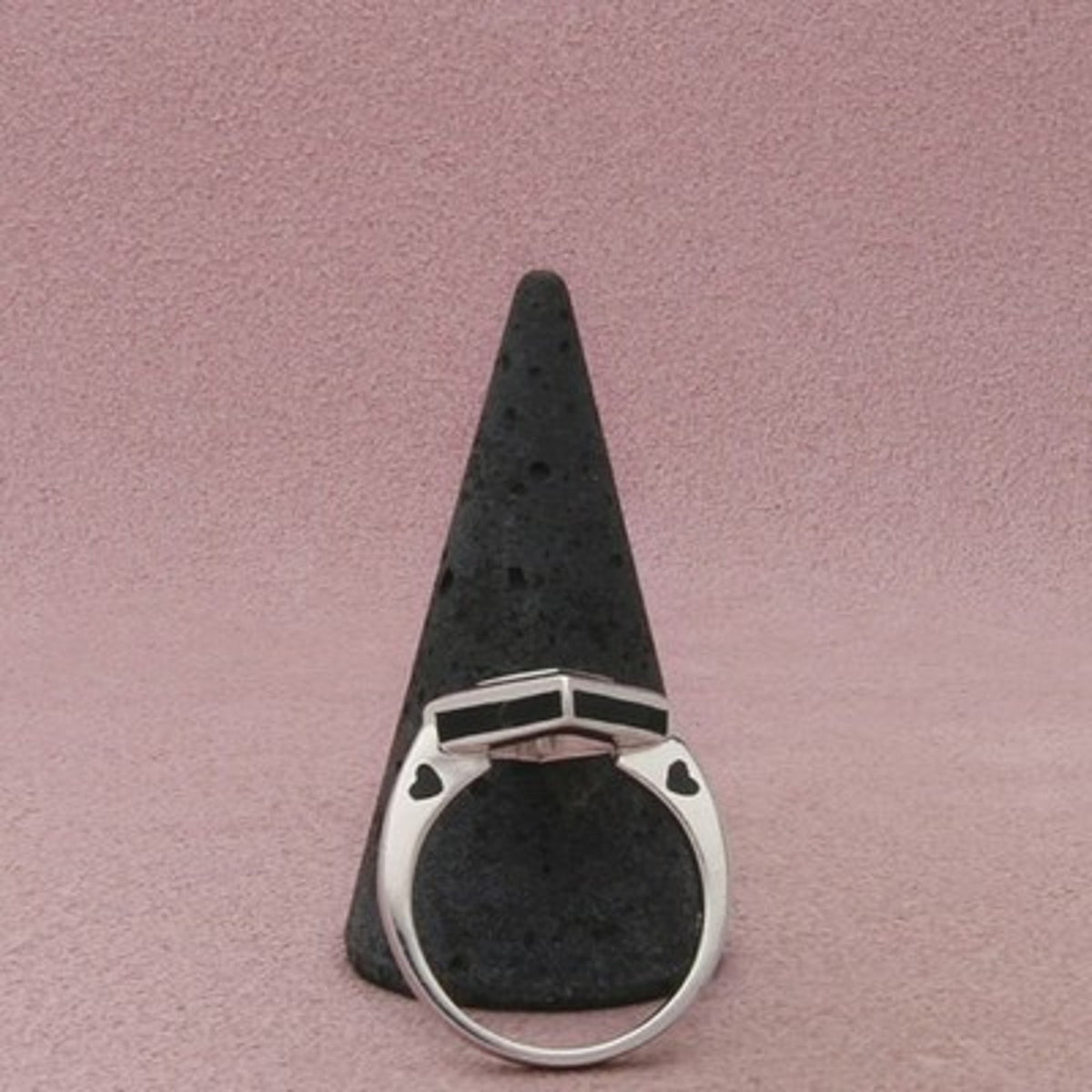 Sterling Silver C Z Tilted Square Cluster Geometric Ring Size 9