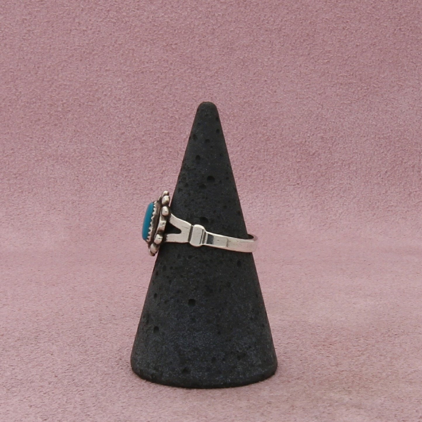 bell trading post sterling silver vintage southwestern turquoise ring size 6
