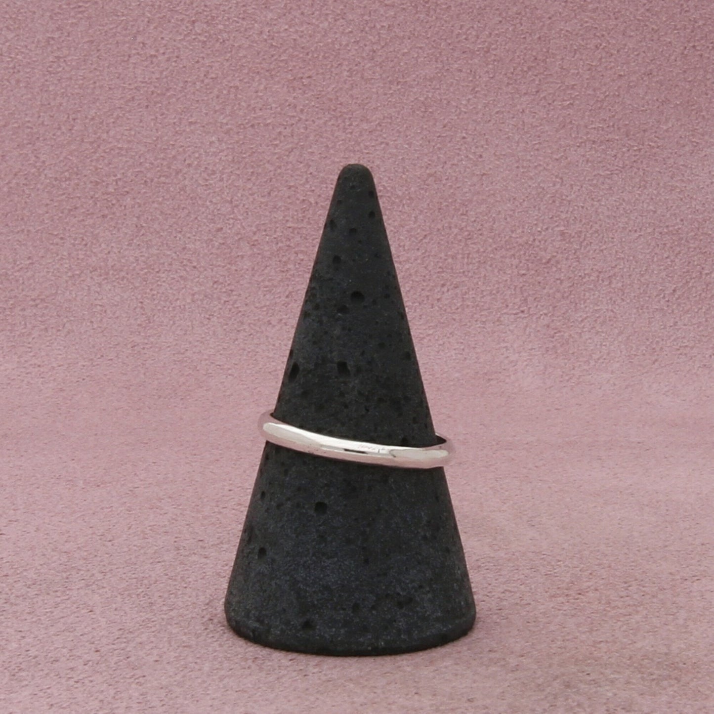 sterling silver dainty stack band ring size 8.75