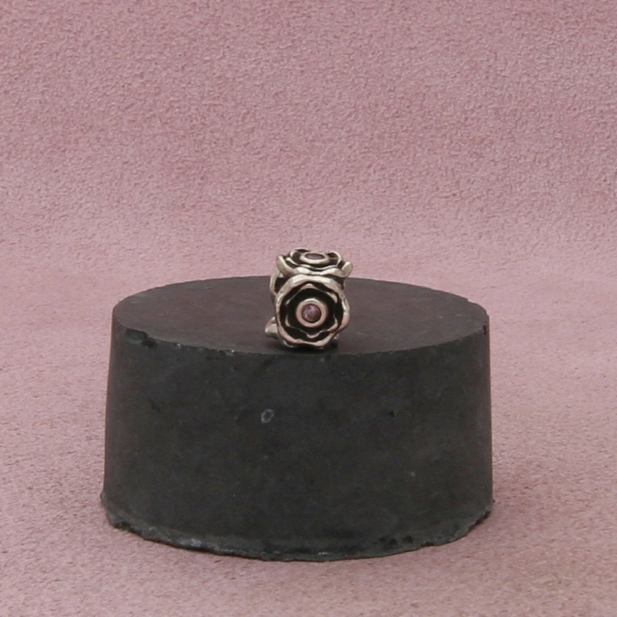 pandora sterling silver authentic rose pedals pink cz bead (790316) charm