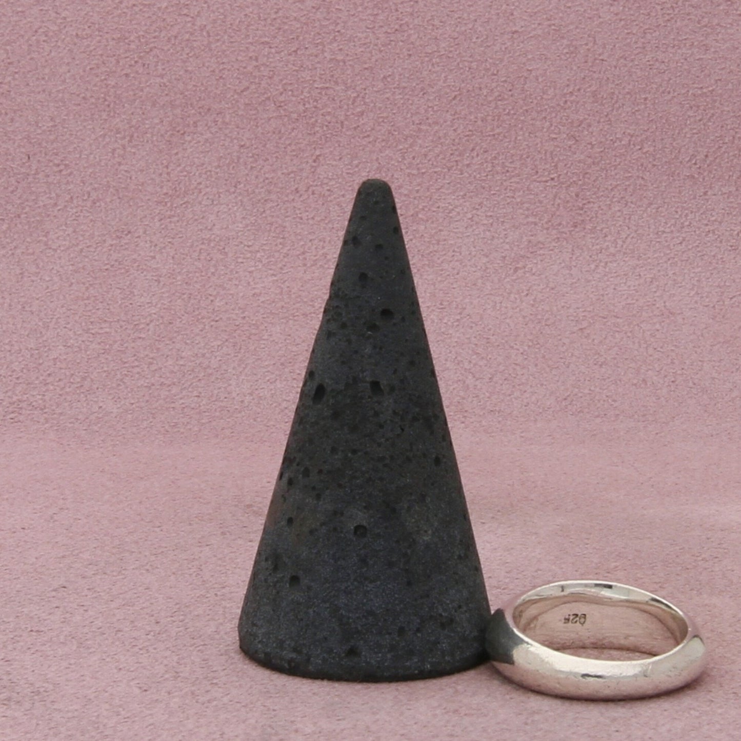 sterling silver vintage domed band ring size 6.5