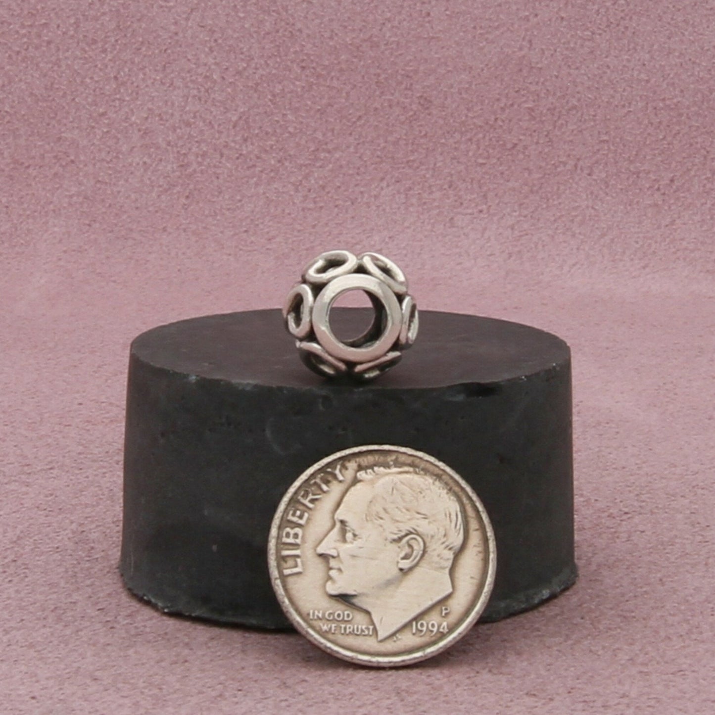 pandora sterling silver infinity bead charm pendant