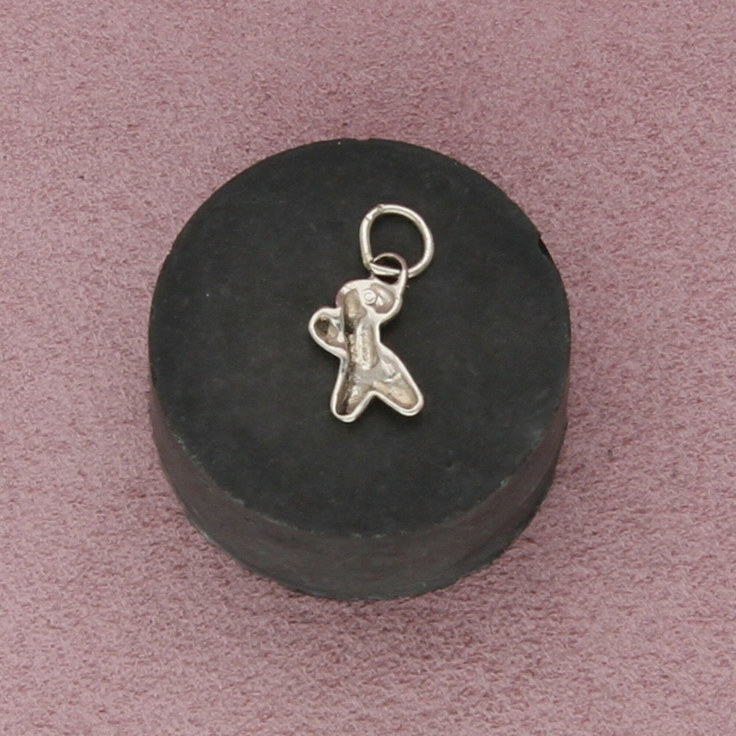 sterling silver vintage ballerina ballet flats charm pendant