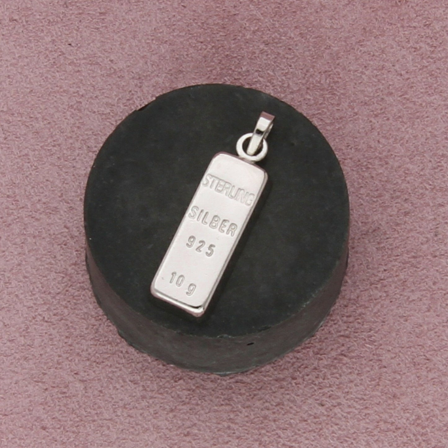 sterling silver vintage 10 gram ingot bar pendant