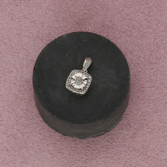 zales sterling silver diamond accent pendant