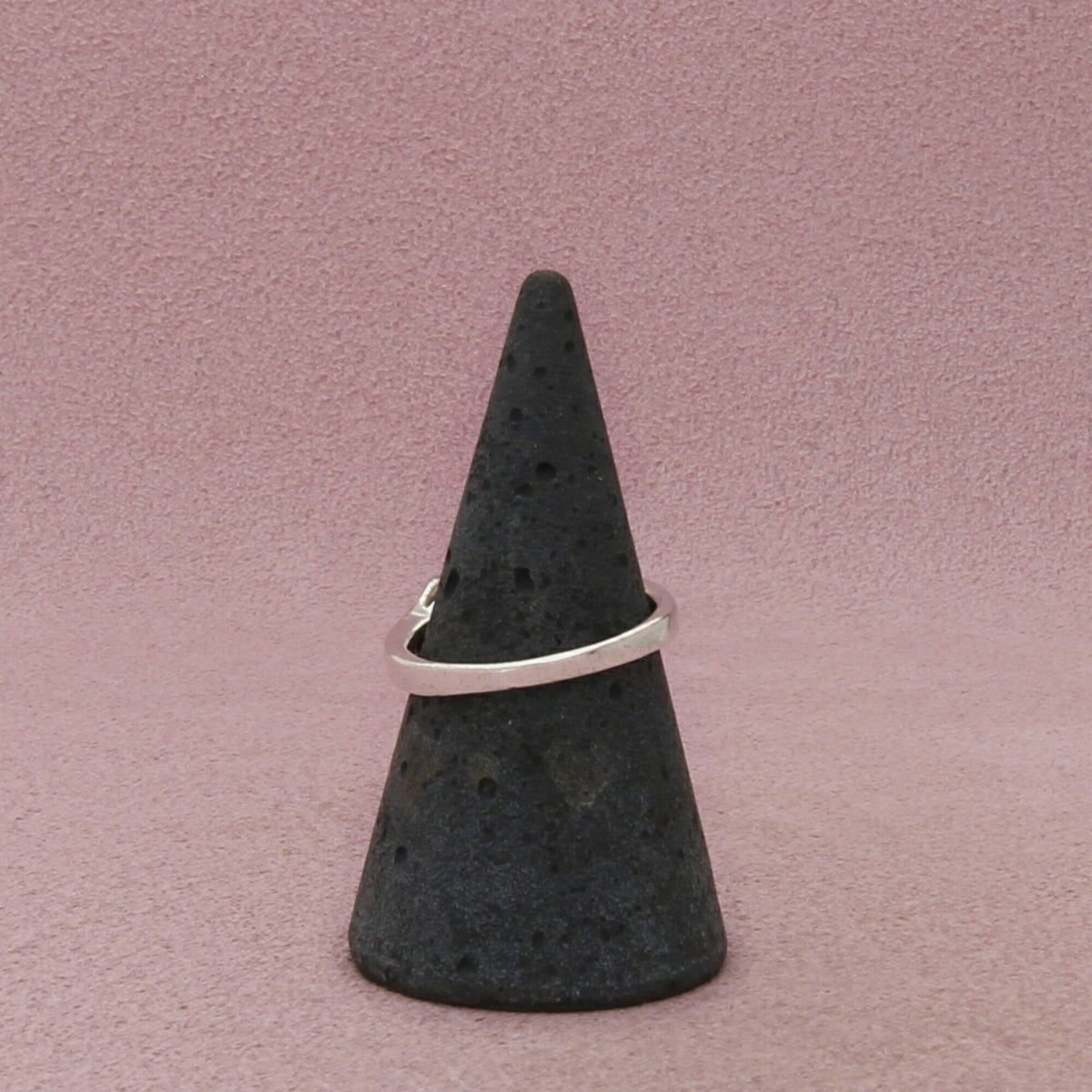 Zales Sterling Silver Diamond Round Swirl Ring Size 6.75