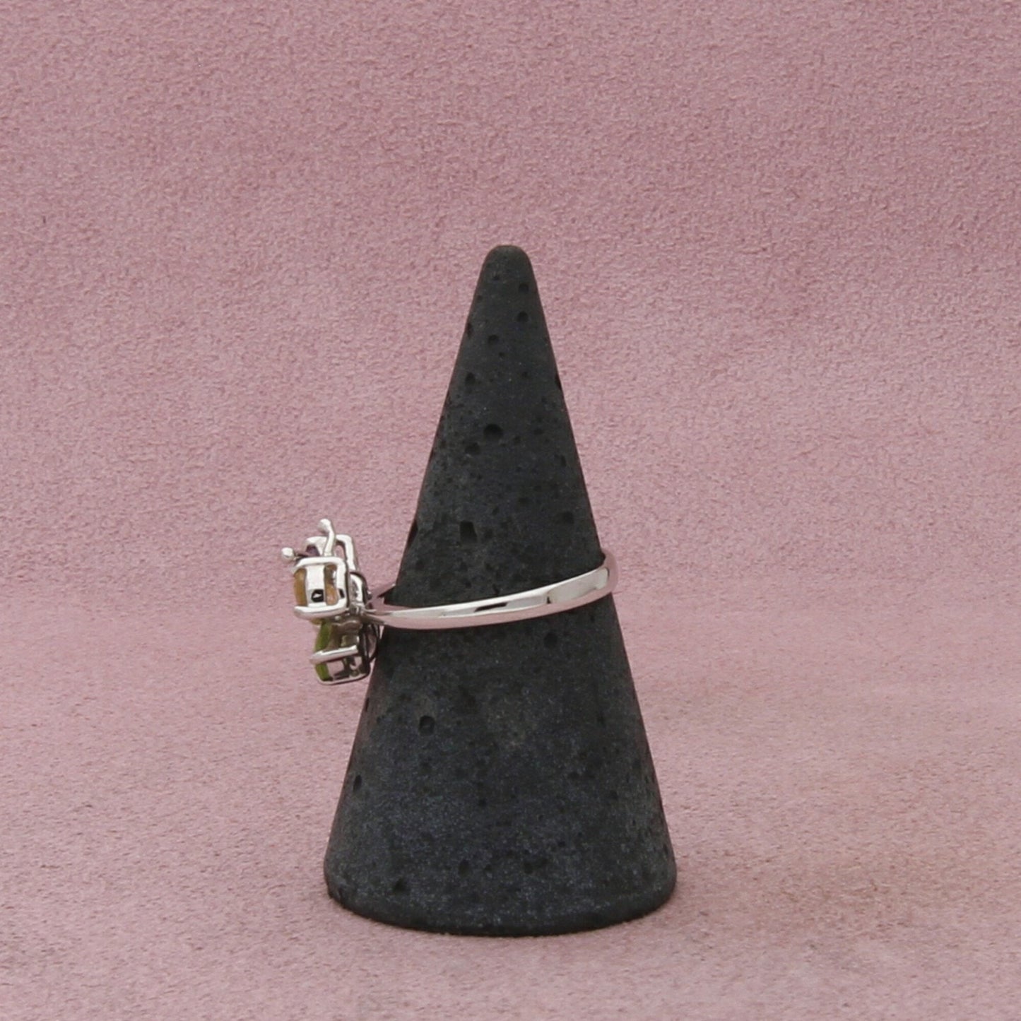 sterling silver amethyst topaz citrine peridot butterfly ring size 7
