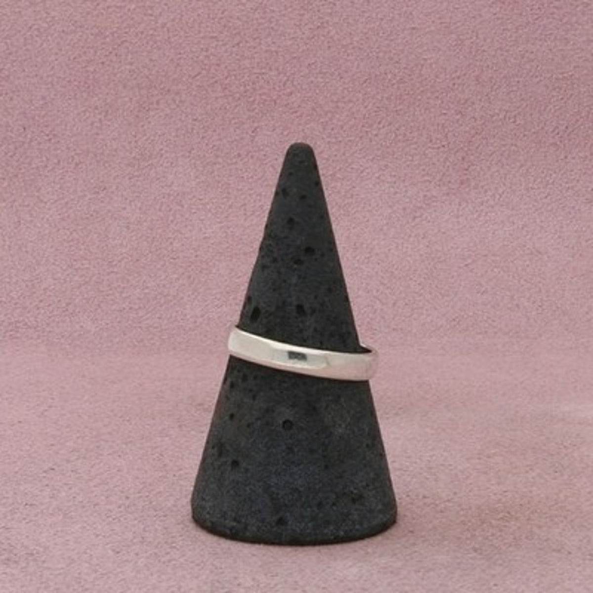Sterling Silver Hope Stack Band Ring Size 7.75