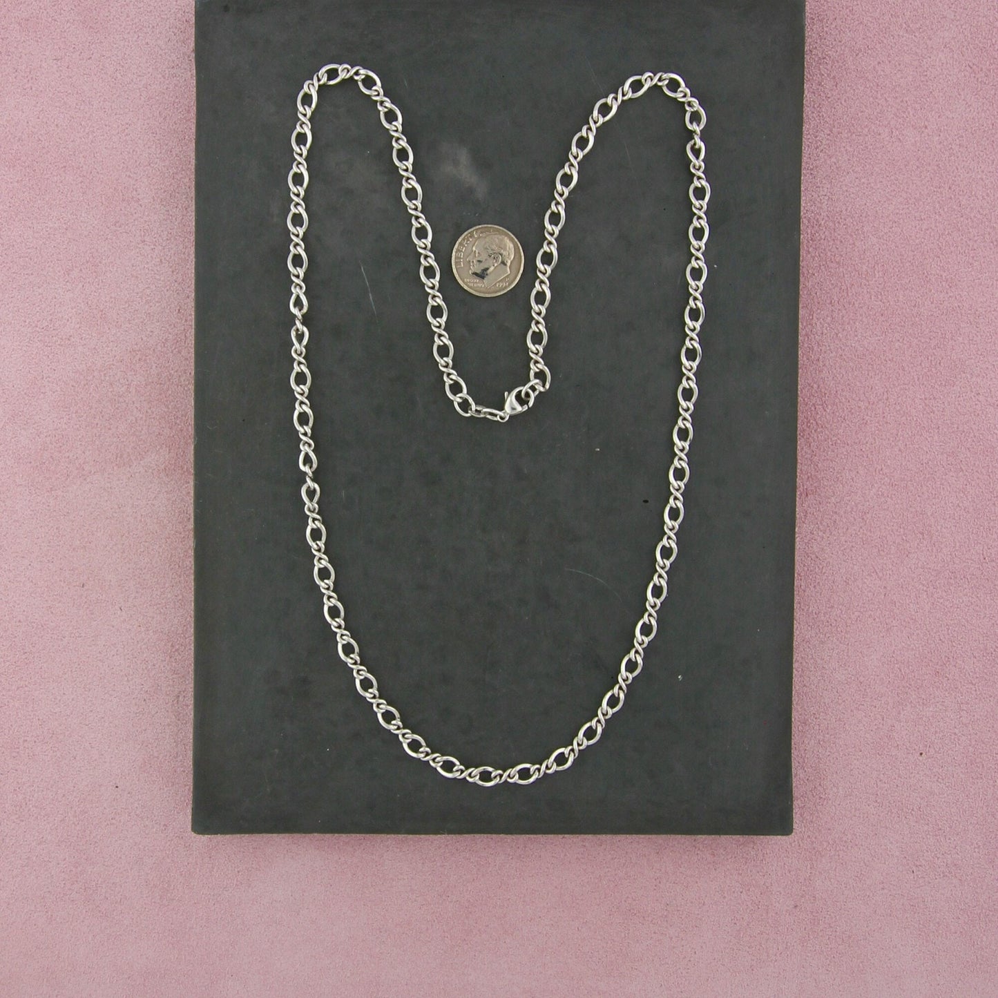 james avery sterling silver retired medium twist charm chain necklace size 24in