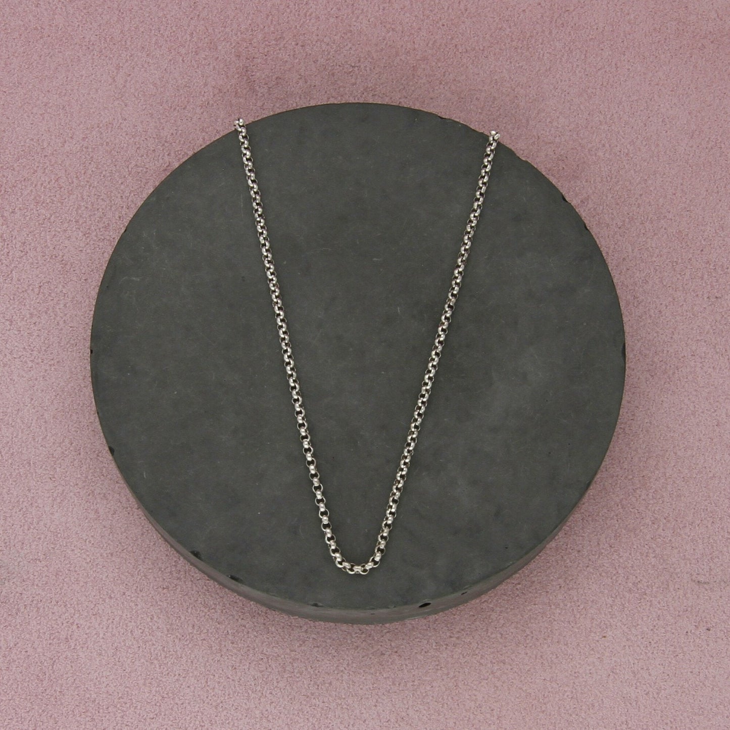 james avery sterling silver medium rolo chain necklace size 18.25in