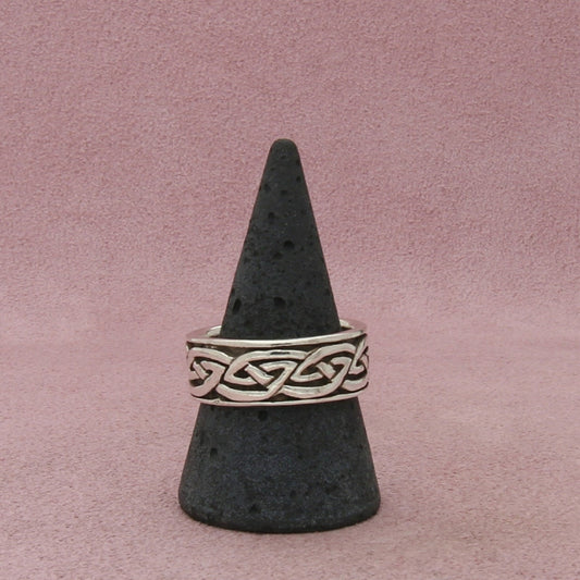 sterling silver mens 9mm celtic band ring size 11