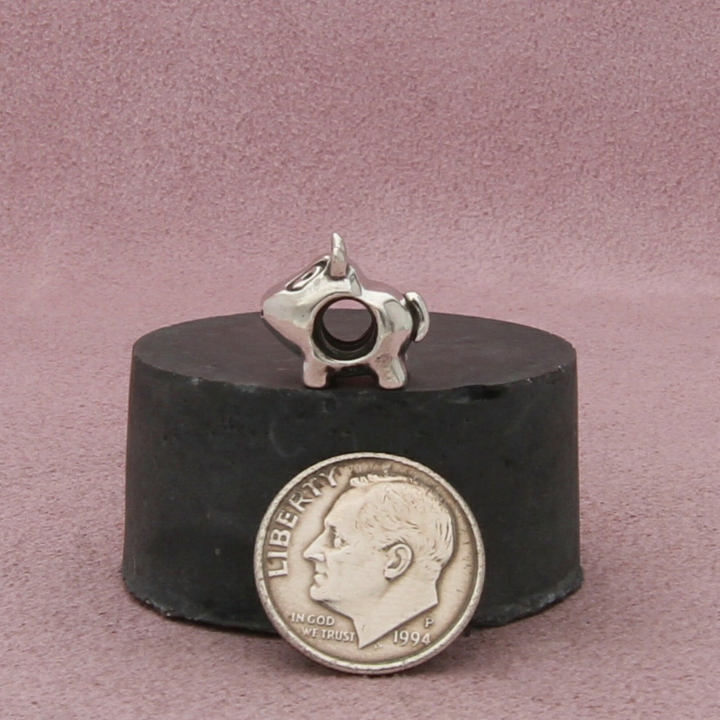 pandora sterling silver spot the dog bead (790258) charm pendant