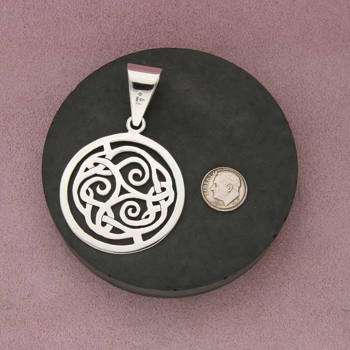 silpada sterling silver celtic triskele s1230 pendant