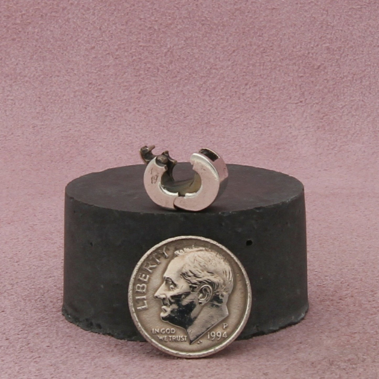 chamilia sterling silver smooth clip bead charm pendant
