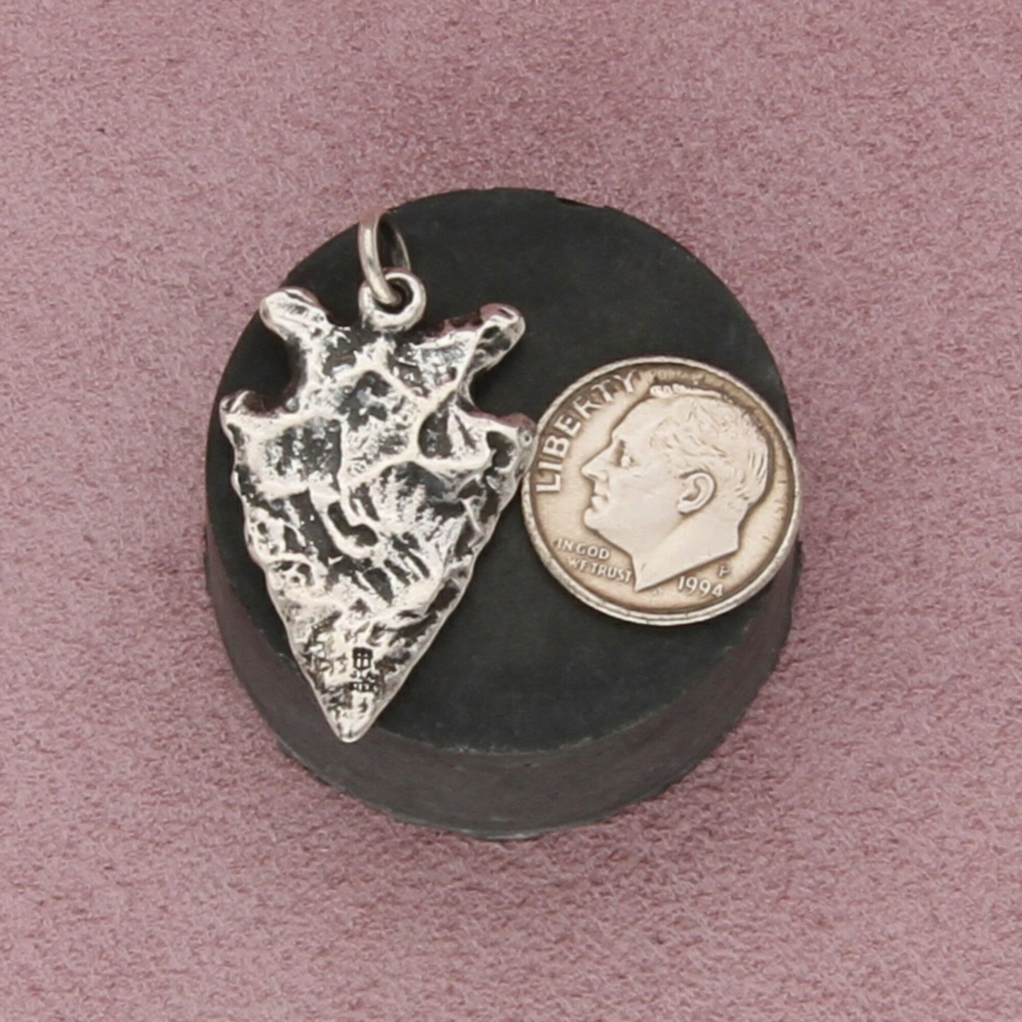 james avery sterling silver retired arrowhead pendant