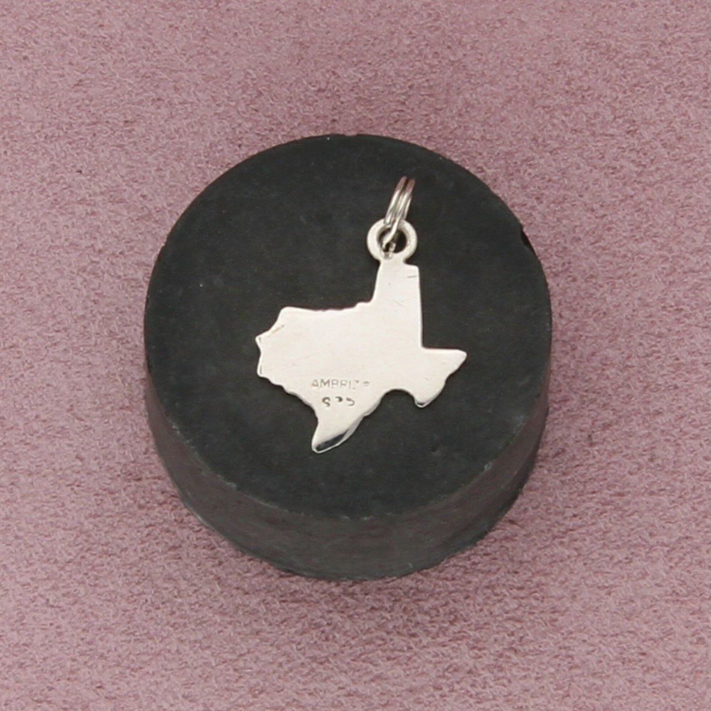 sterling silver vintage texas state souvenir charm pendant