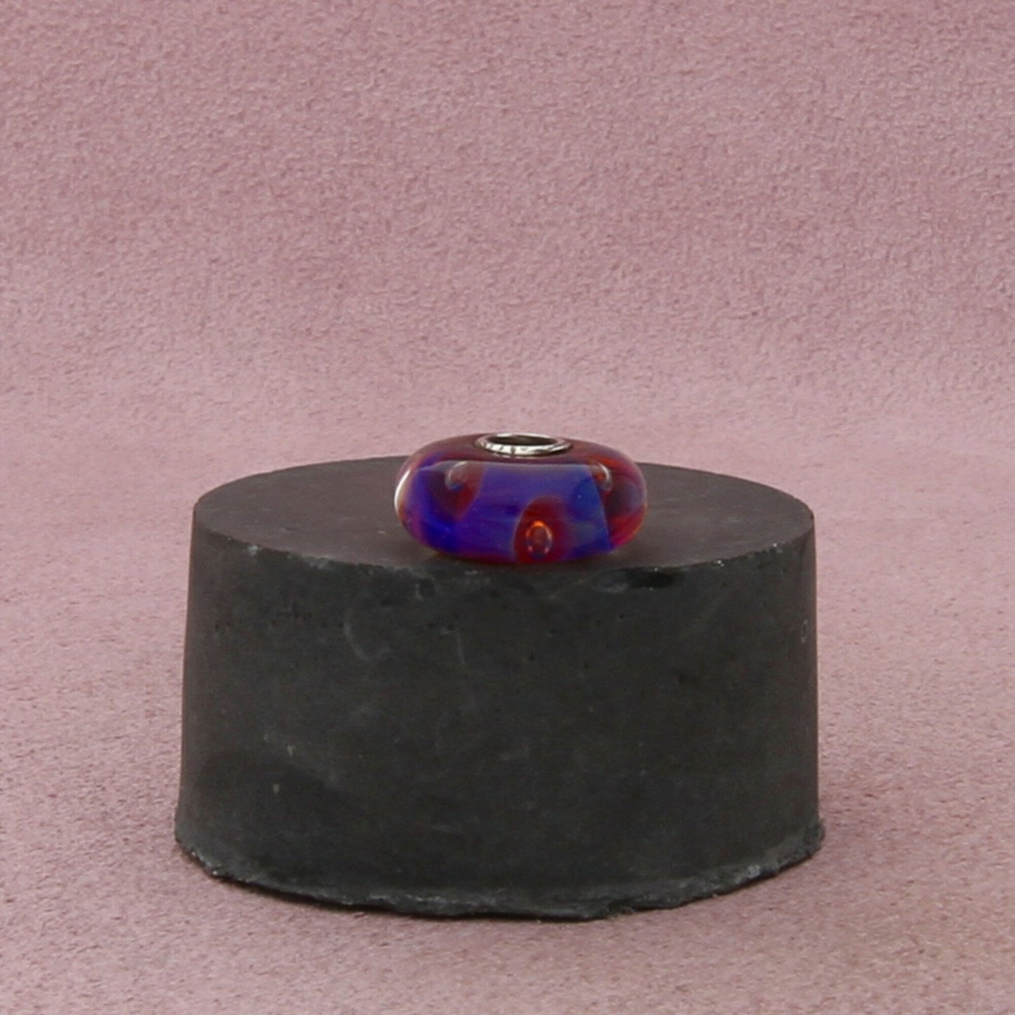 trollbeads sterling silver aurora limited edition murano glass bead charm