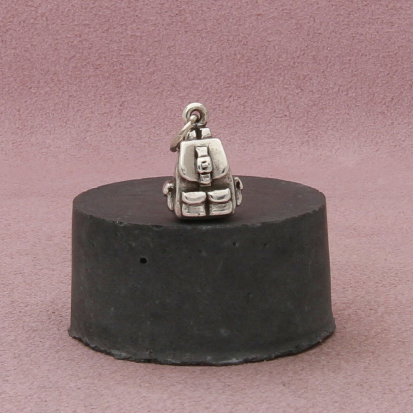 james avery sterling silver retired 3d backpack charm pendant