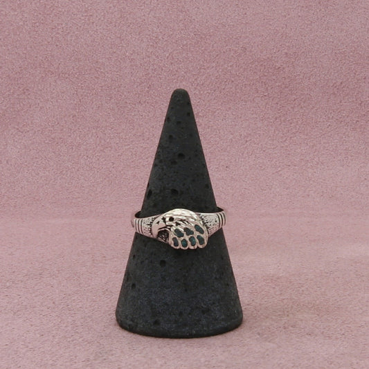 sterling silver vintage southwestern turquoise eagle ring size 8.25