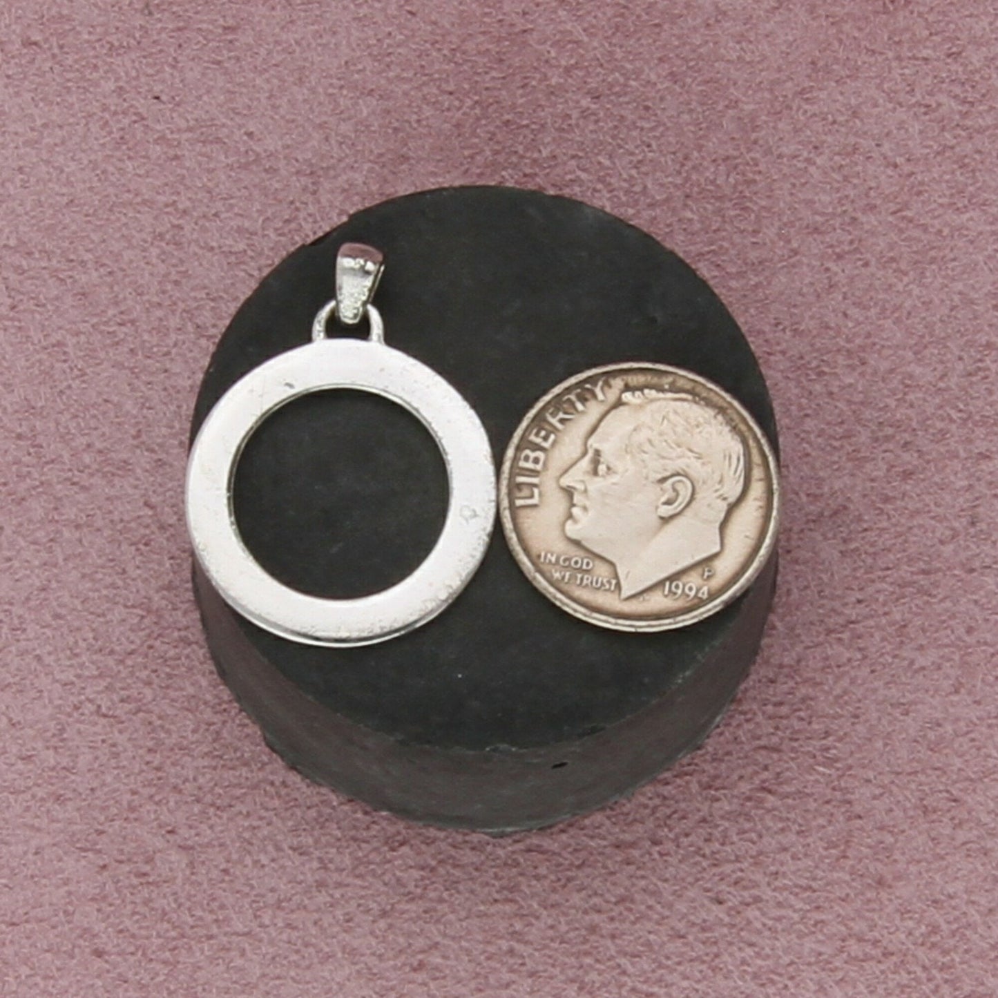 sterling silver triple diamond mother daughter friend pendant