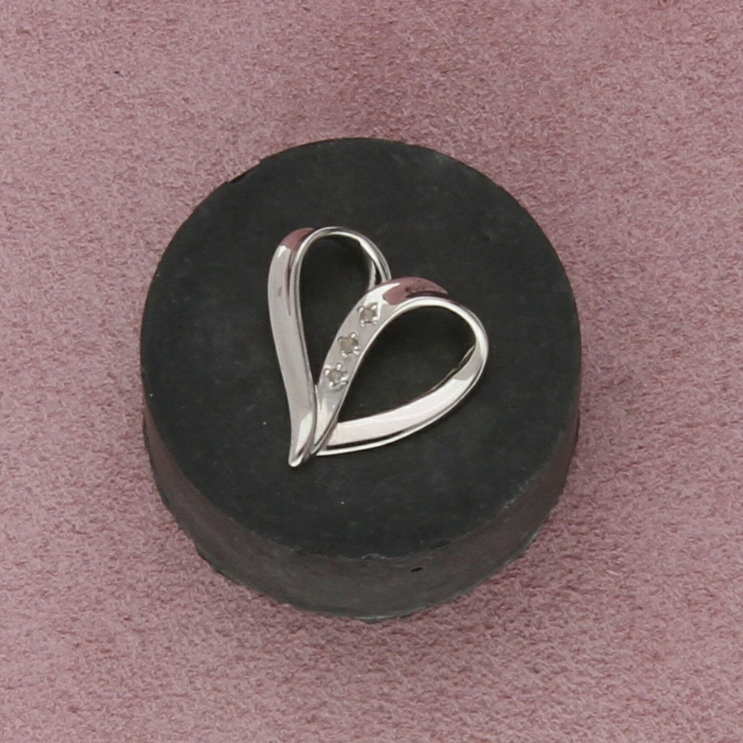 sterling silver diamond accent my daughter my heart pendant