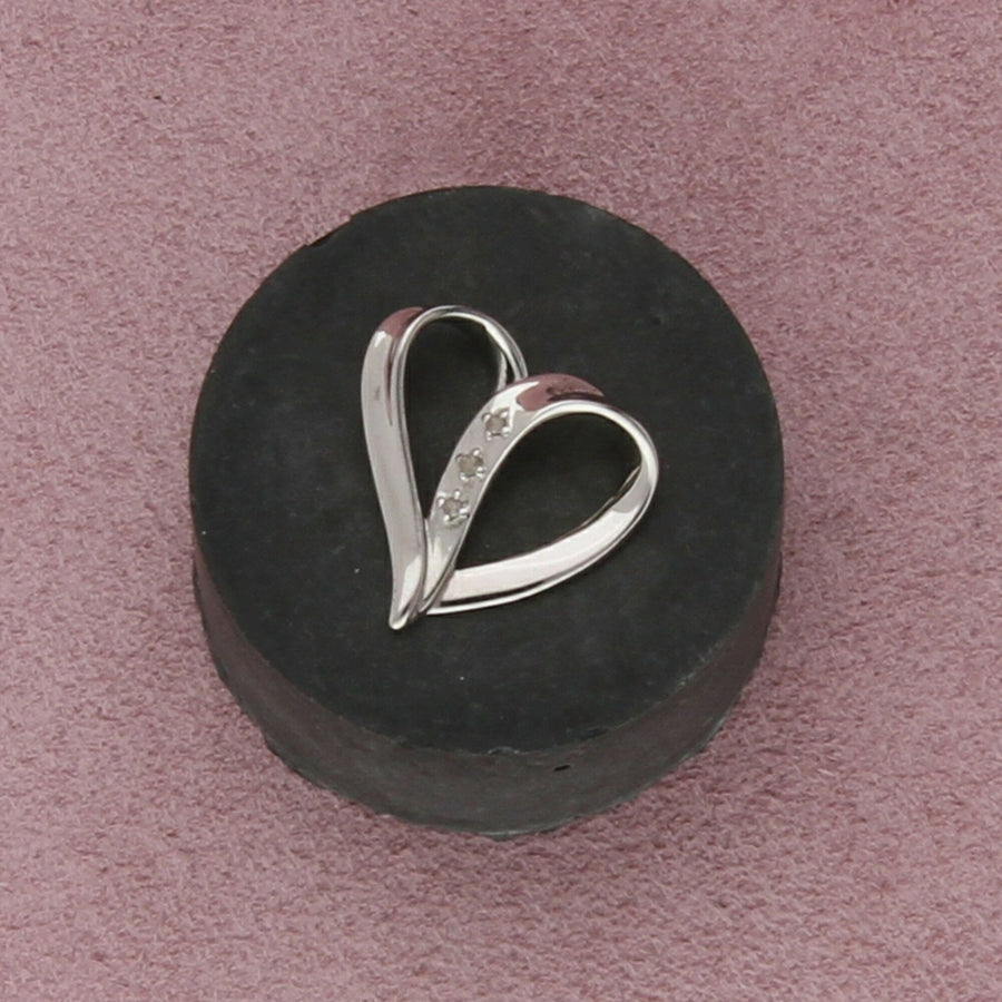 sterling silver diamond accent my daughter my heart pendant