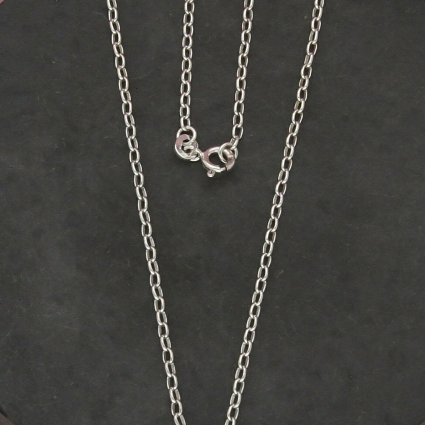 sterling silver 2mm rolo chain necklace size 16in