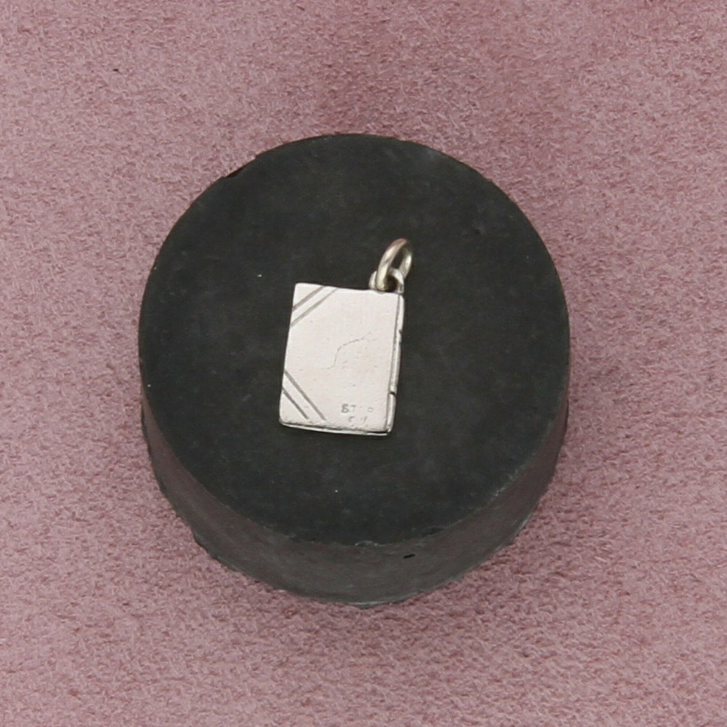 sterling silver vintage bible charm pendant