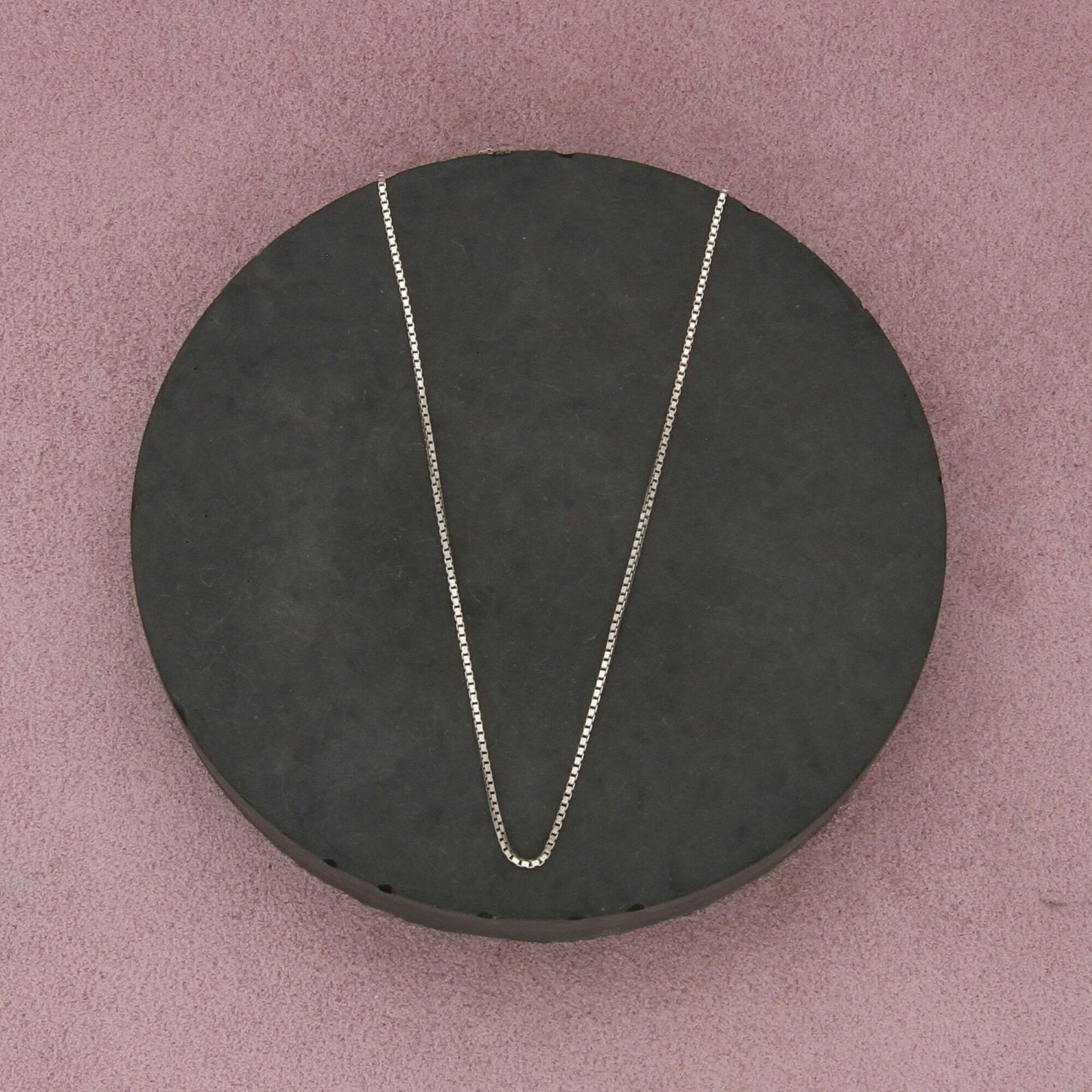 sterling silver italy 1mm box chain necklace size 24in