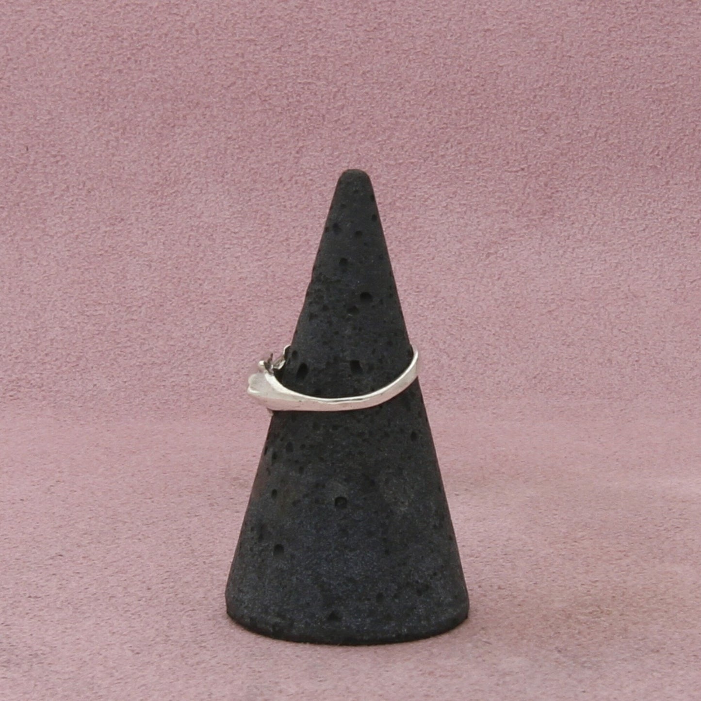 sterling silver dainty dolphins ring size 5