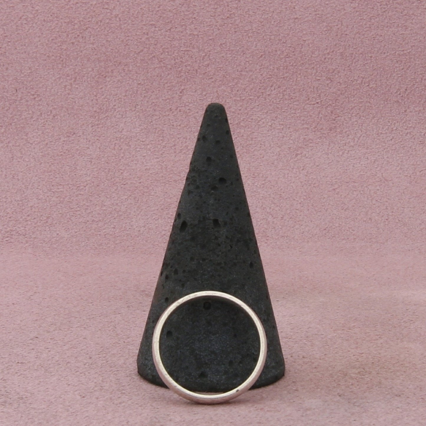 sterling silver vintage british smooth stack band ring size 6