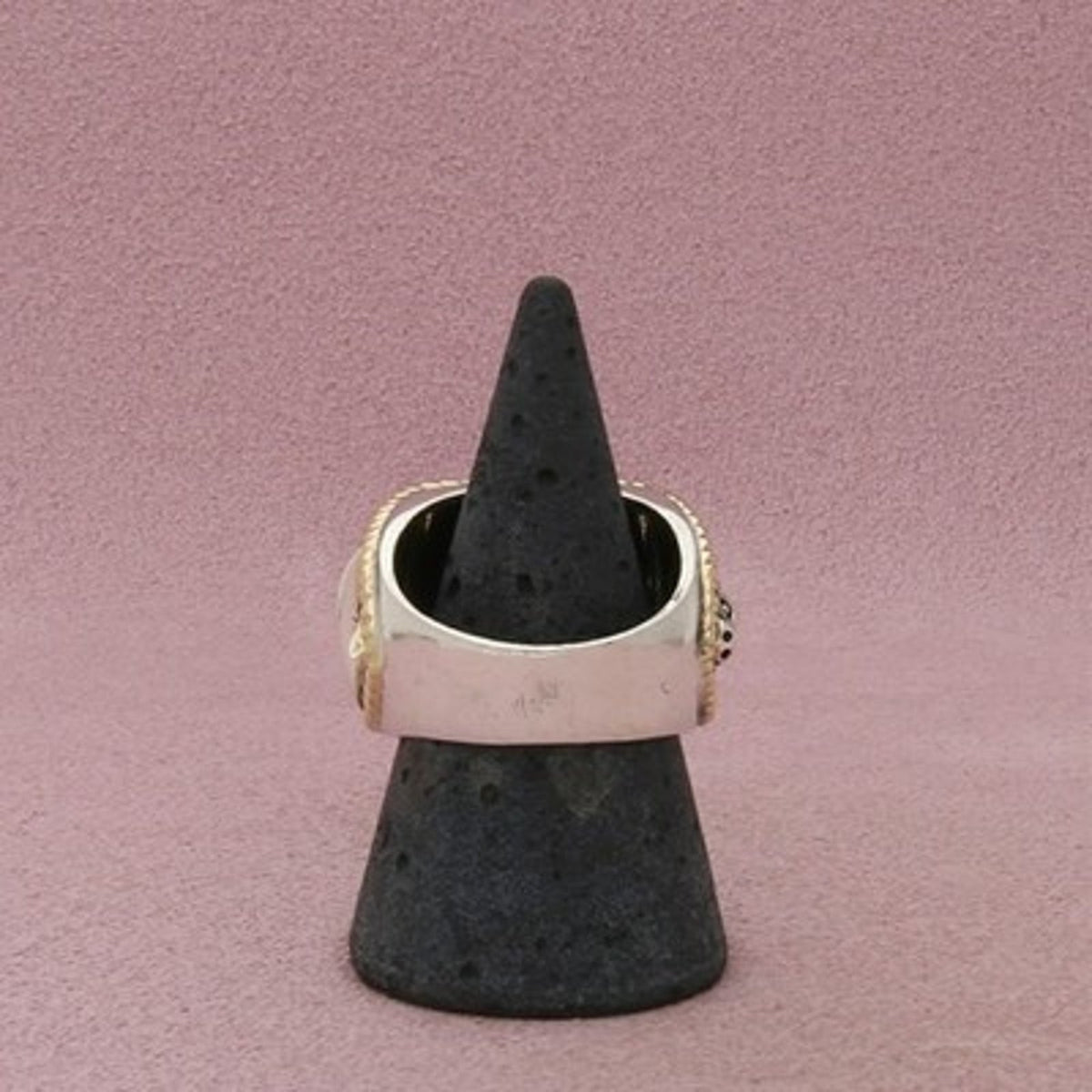 Bradford Exchange Sterling Silver Men's Spirit Of Texas Diamond Ring 9.75