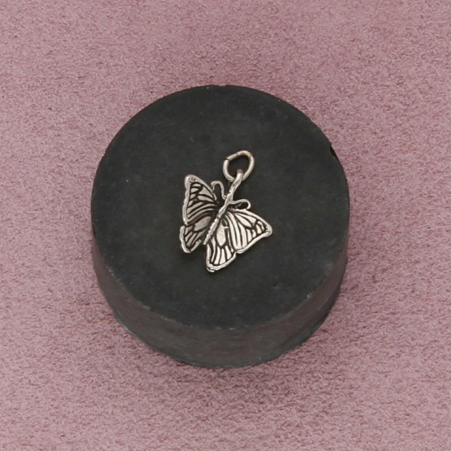 sterling silver vintage butterfly charm pendant