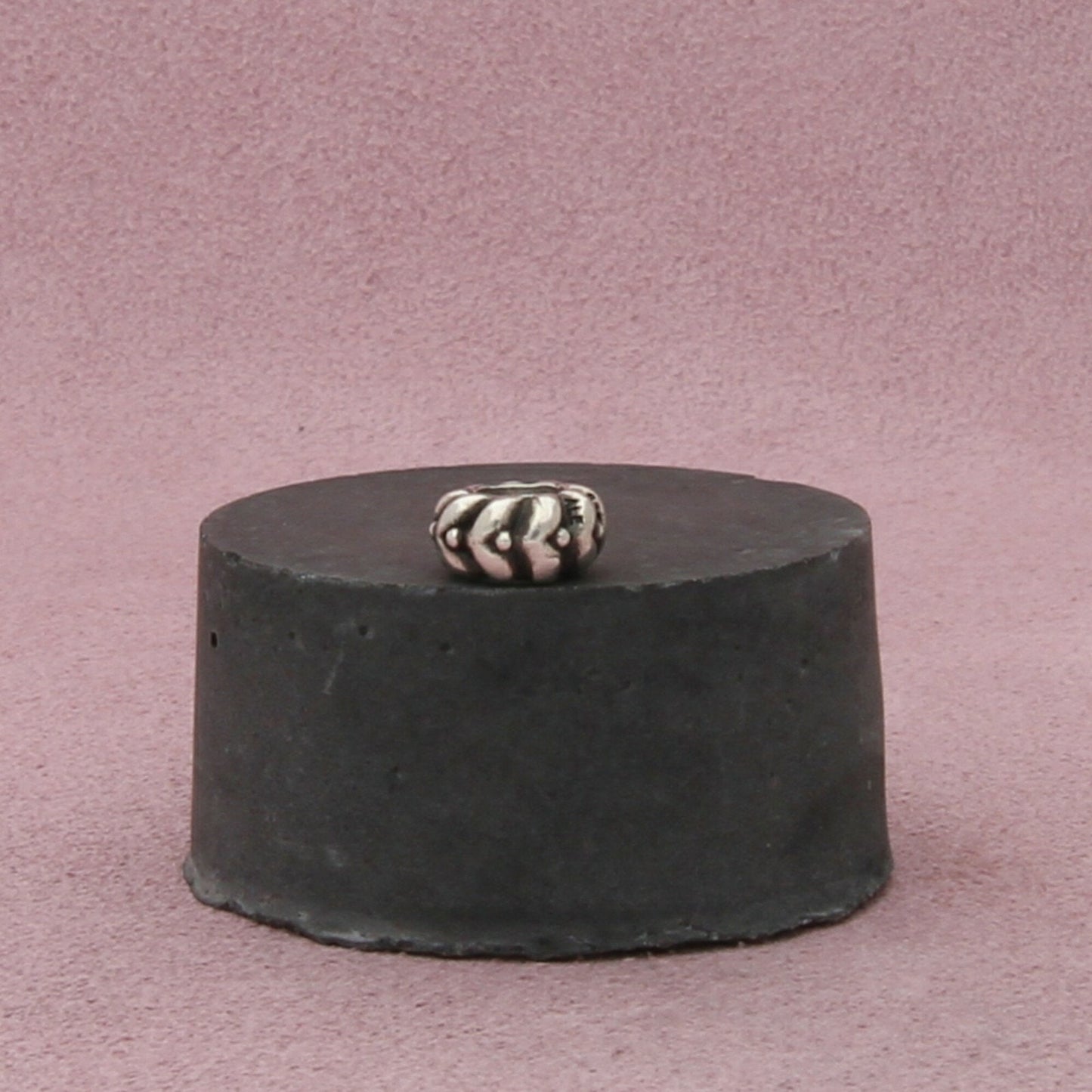 pandora sterling silver heart beats spacer bead charm