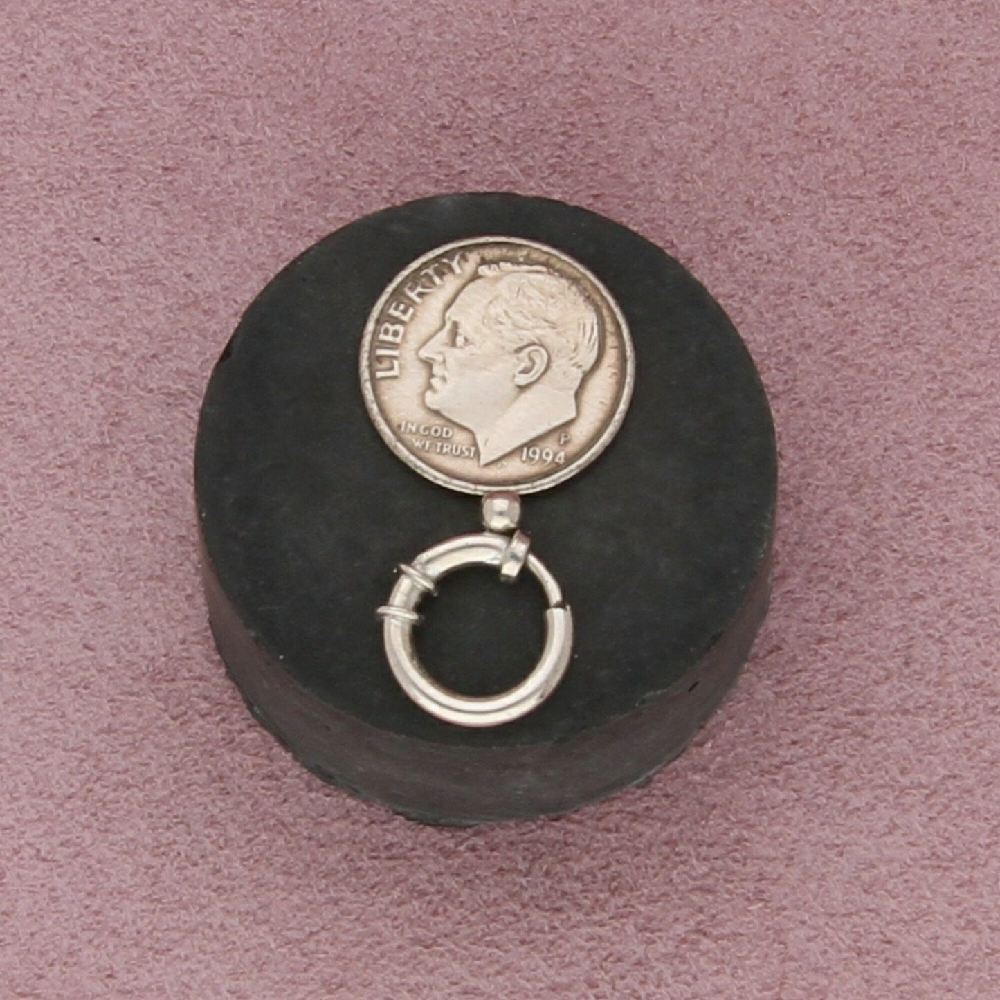 sterling silver ring bolt charm holder clasp