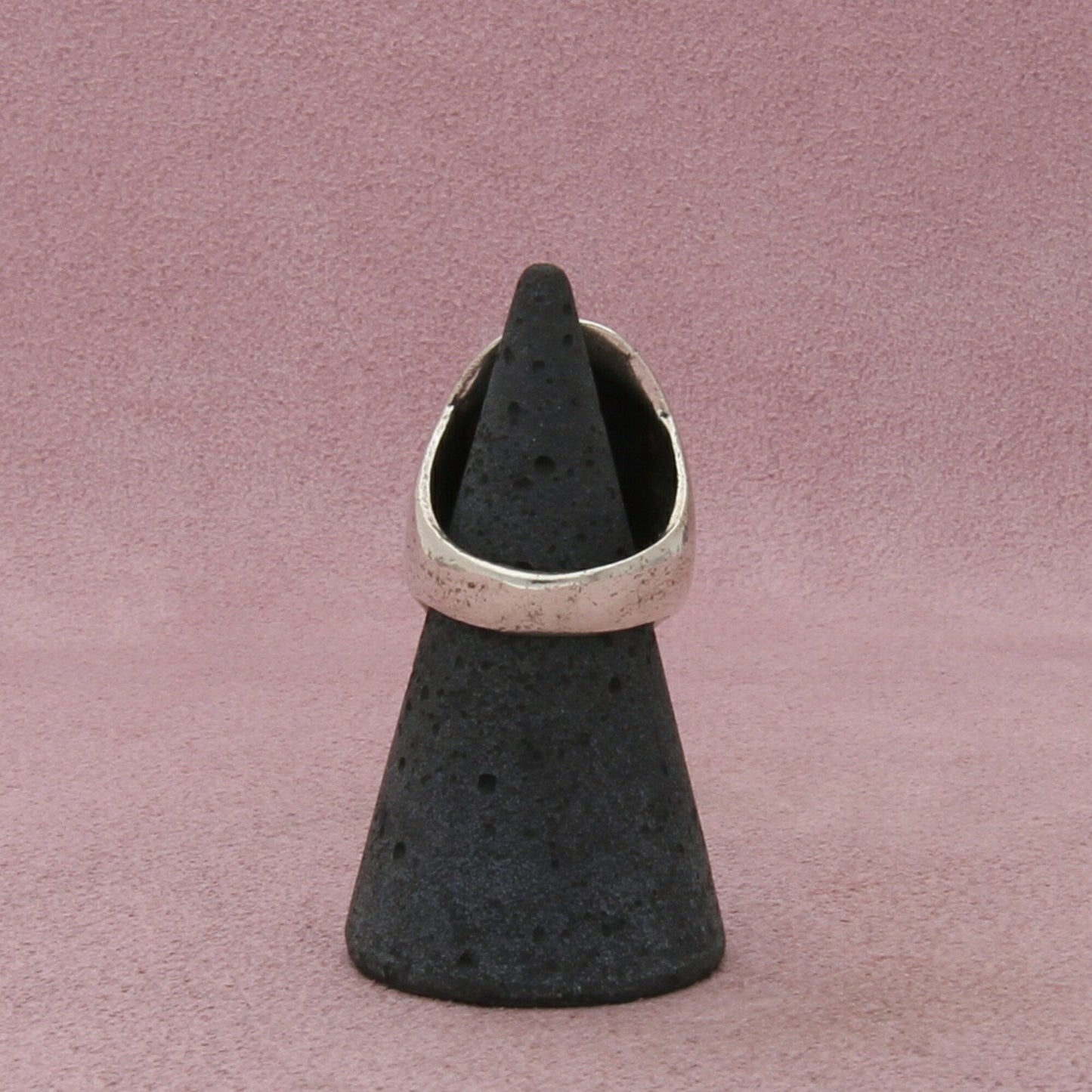 navajo sterling silver vintage turquoise chip inlay kachina ring size 4.5