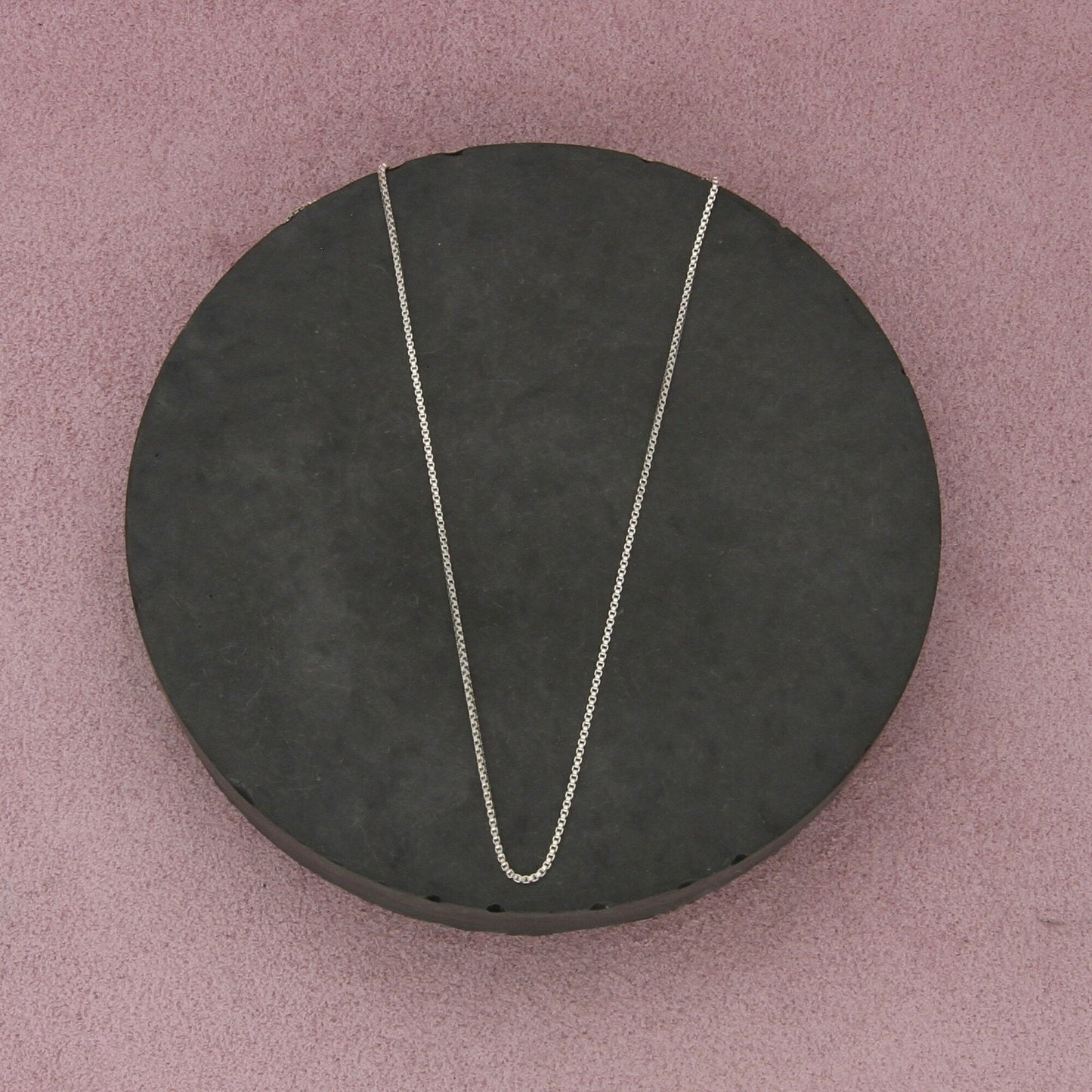 sterling silver italy 1mm box chain necklace size 19.75in