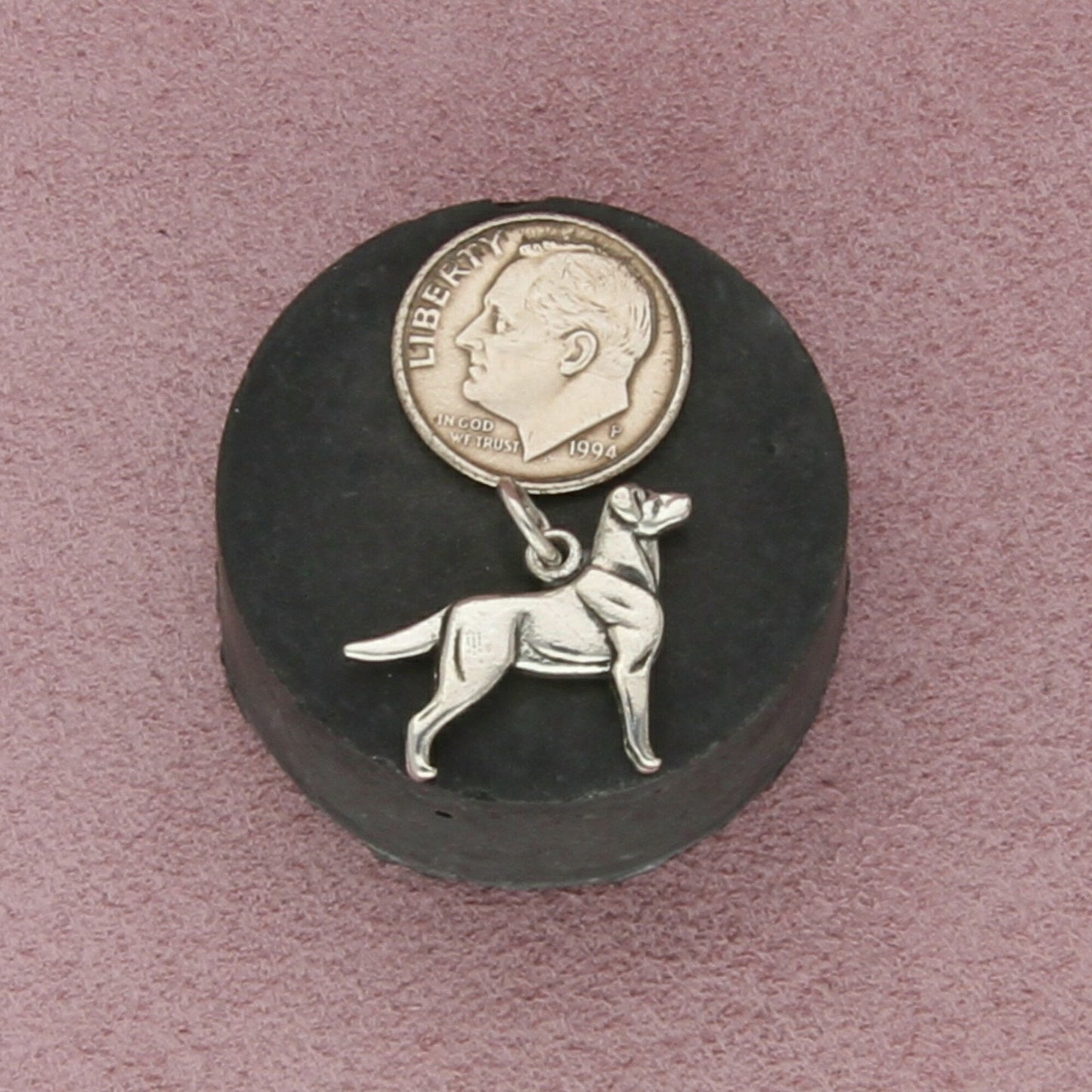 james avery sterling silver retired labrador retriever dog charm pendant
