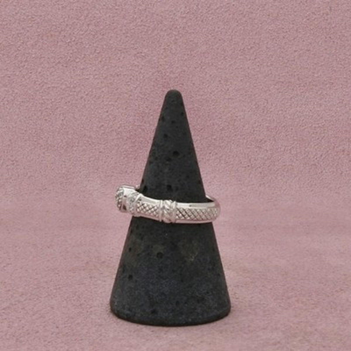 Judith Ripka Sterling Silver Diamonique C Z Heart Cluster Ring Size 7
