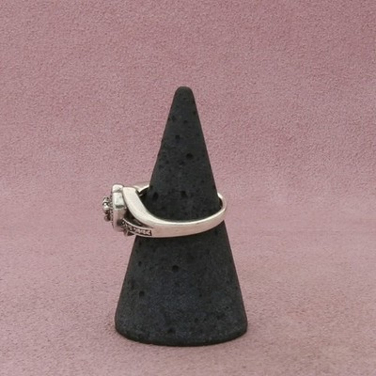Zales Sterling Silver Diamond Accent Heart Ring Size 6.5