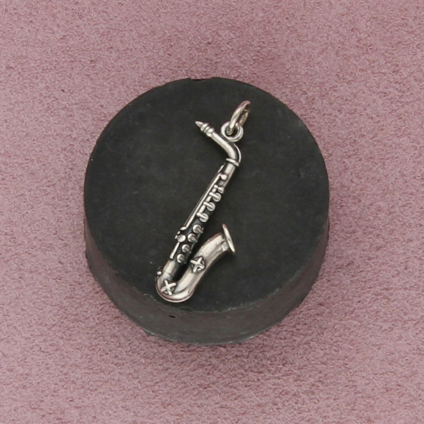 james avery sterling silver retired saxophone charm pendant