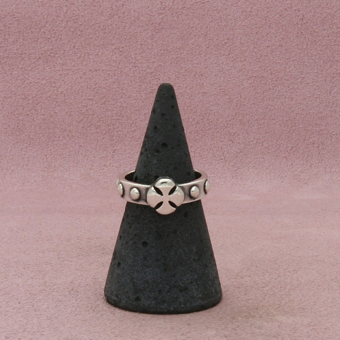 james avery sterling silver retired maltese cross prayer bead ring size 6