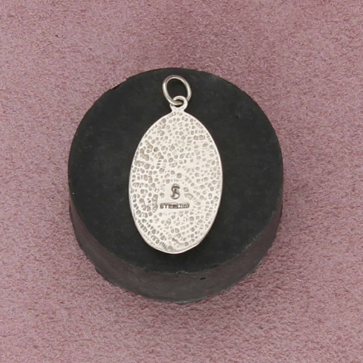 sterling silver vintage catholic virgin mary miraculous medal pendant