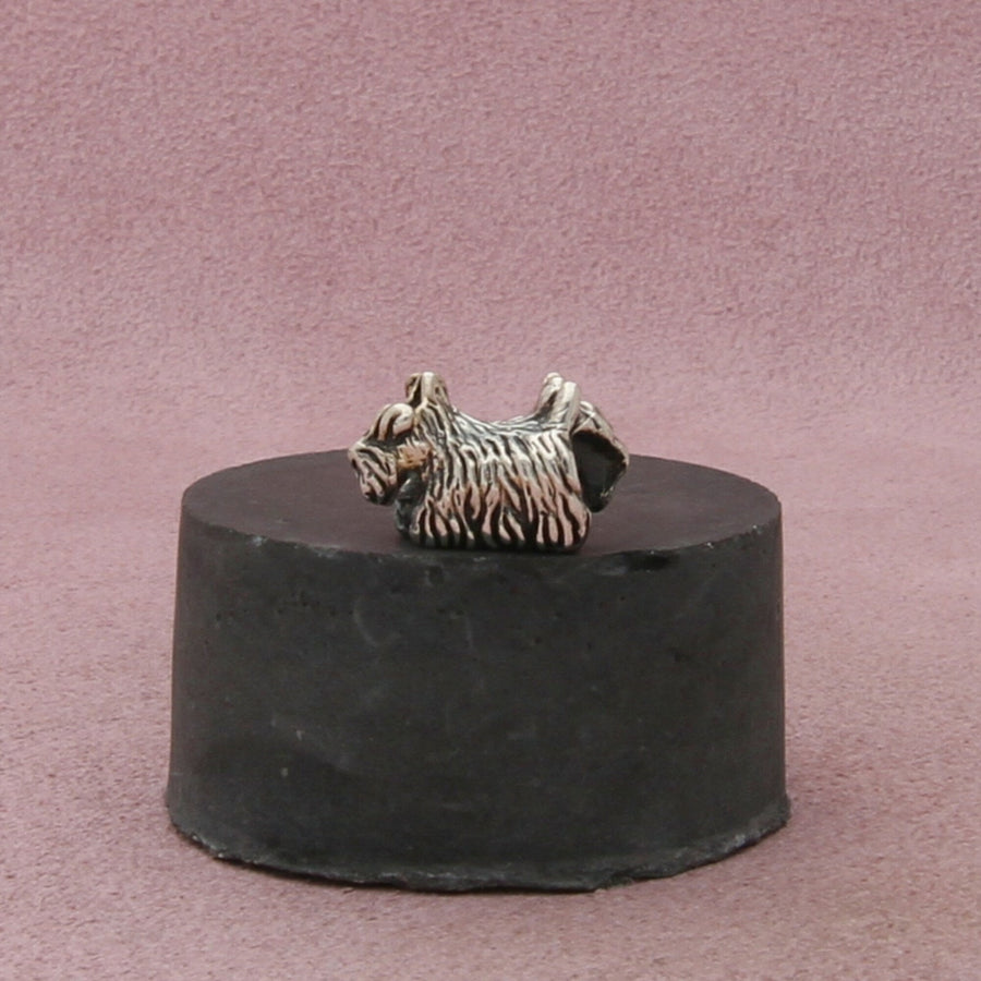 trollbeads sterling silver scottish terrier dog retired bead charm