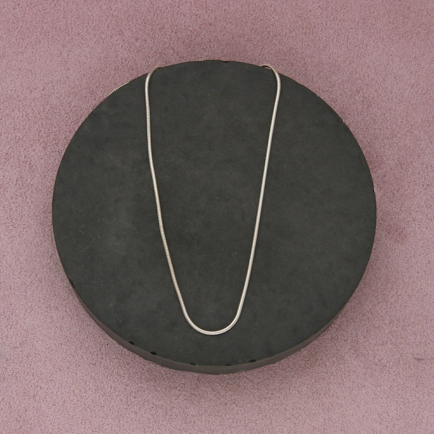 sterling silver italy 1mm snake chain necklace size 18in