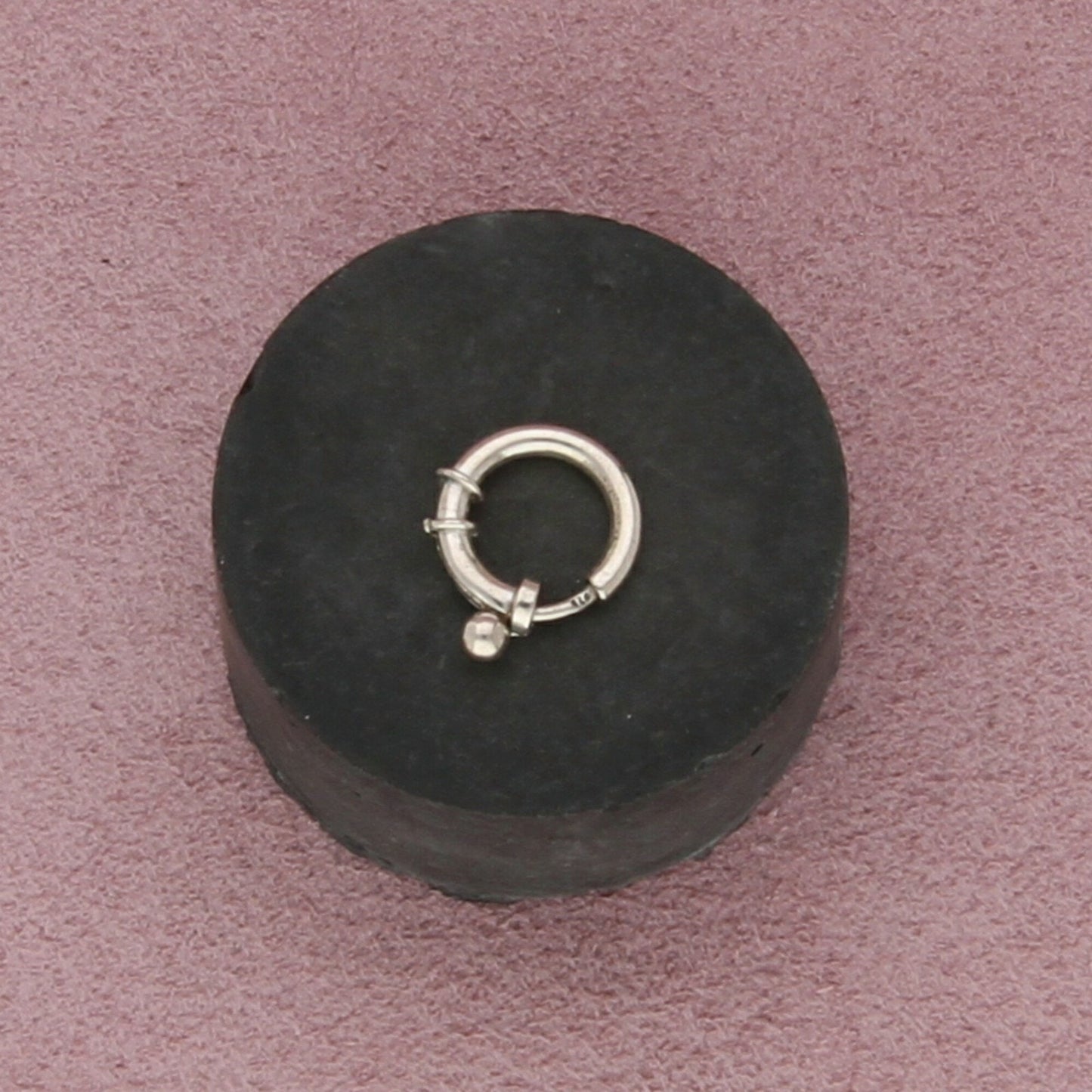 sterling silver ring bolt charm holder clasp