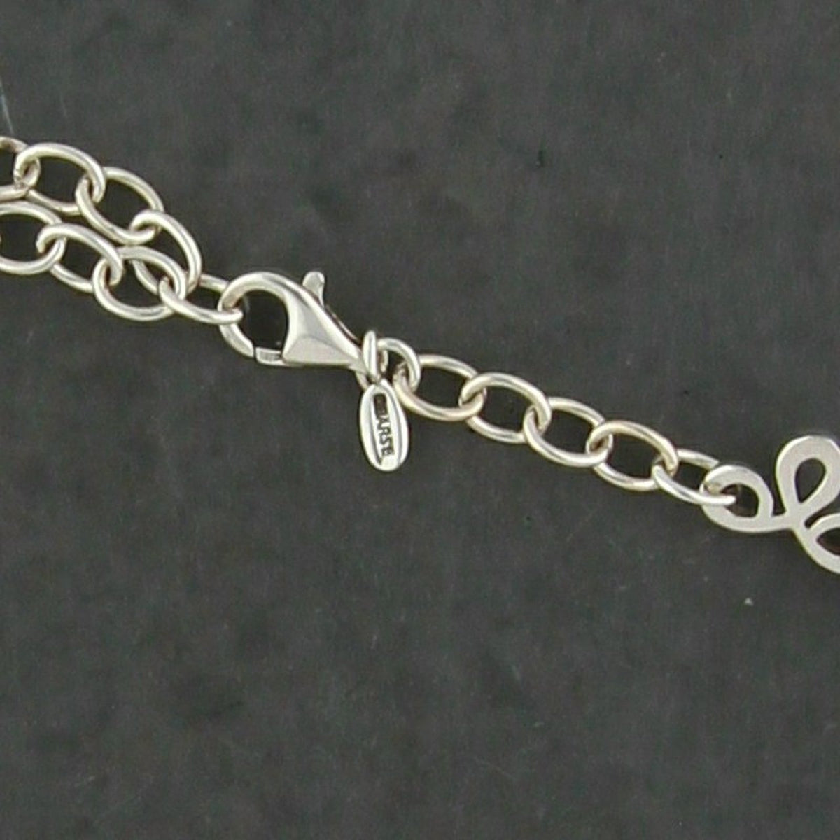 Barse Sterling Silver Southwestern Open Scroll Link Necklace Size 16-18in