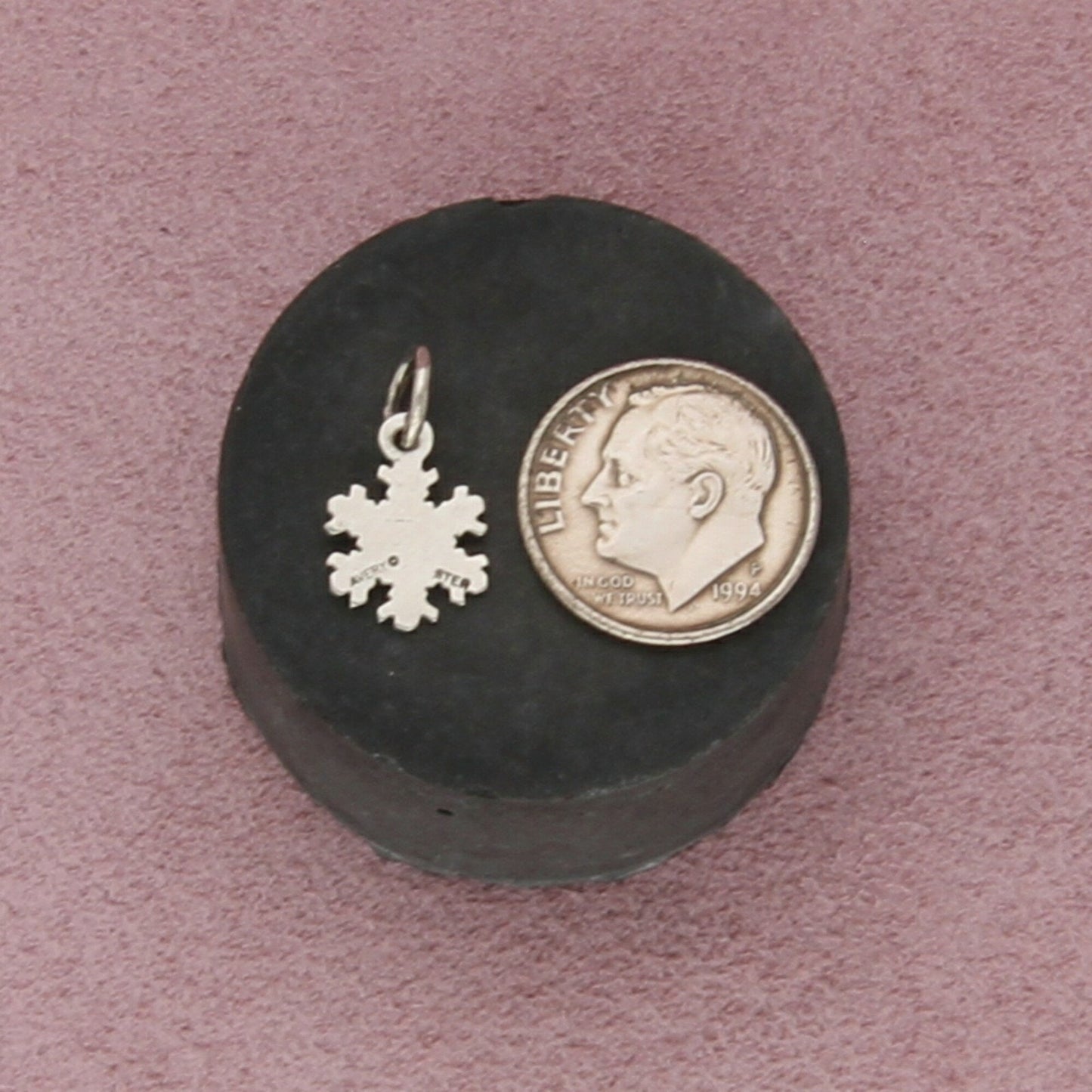 james avery sterling silver aspen snow crystal snowflake charm pendant