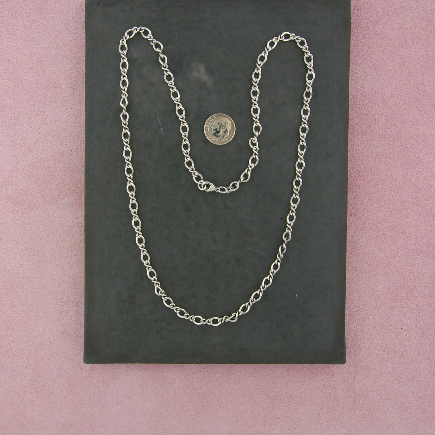 james avery sterling silver retired medium twist charm chain necklace size 24in